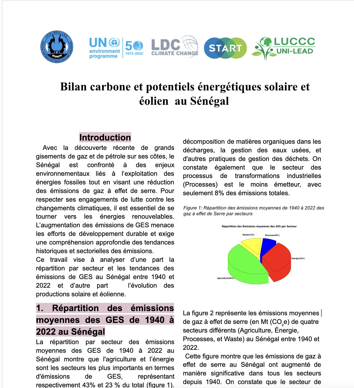 Climate and Energy Task Force Policy Brief-French